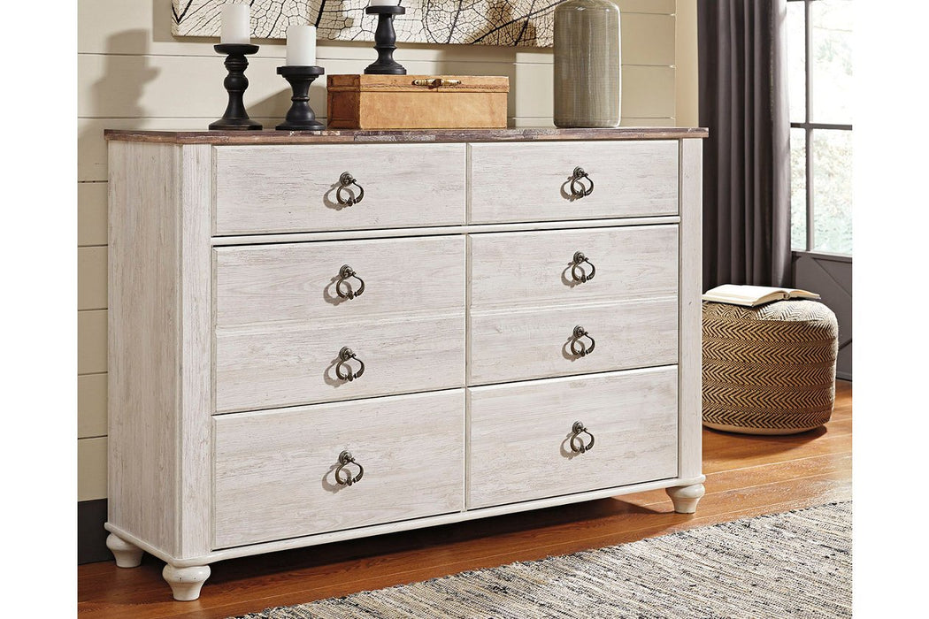 Willowton Two-tone Dresser - B267-31 - Gate Furniture