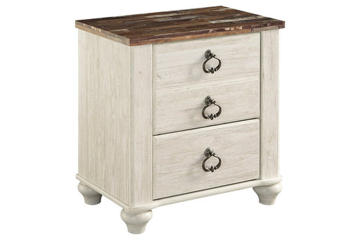 Willowton Two-tone Nightstand - B267-92 - Gate Furniture