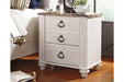 Willowton Two-tone Nightstand - B267-92 - Gate Furniture