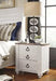 Willowton Two-tone Nightstand - B267-92 - Gate Furniture