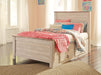 Willowton Whitewash Full Under Bed Storage Platform Bed - Gate Furniture