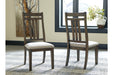 Wyndahl Rustic Brown Dining Chair (Set of 2) - D813-01 - Gate Furniture