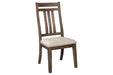 Wyndahl Rustic Brown Dining Chair (Set of 2) - D813-01 - Gate Furniture