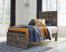 Wynnlow Gray Twin Crossbuck Panel Bed - Gate Furniture