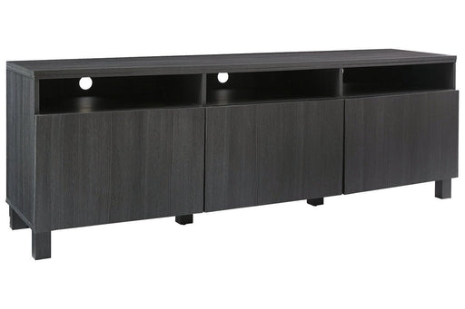 Yarlow Black 70" TV Stand - W215-66 - Gate Furniture