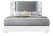 Ylime White Marble King Bed Group - YLIME-WHITE MARBLE-KBG - Gate Furniture