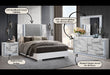 Ylime White Marble King Bed Group - YLIME-WHITE MARBLE-KBG - Gate Furniture