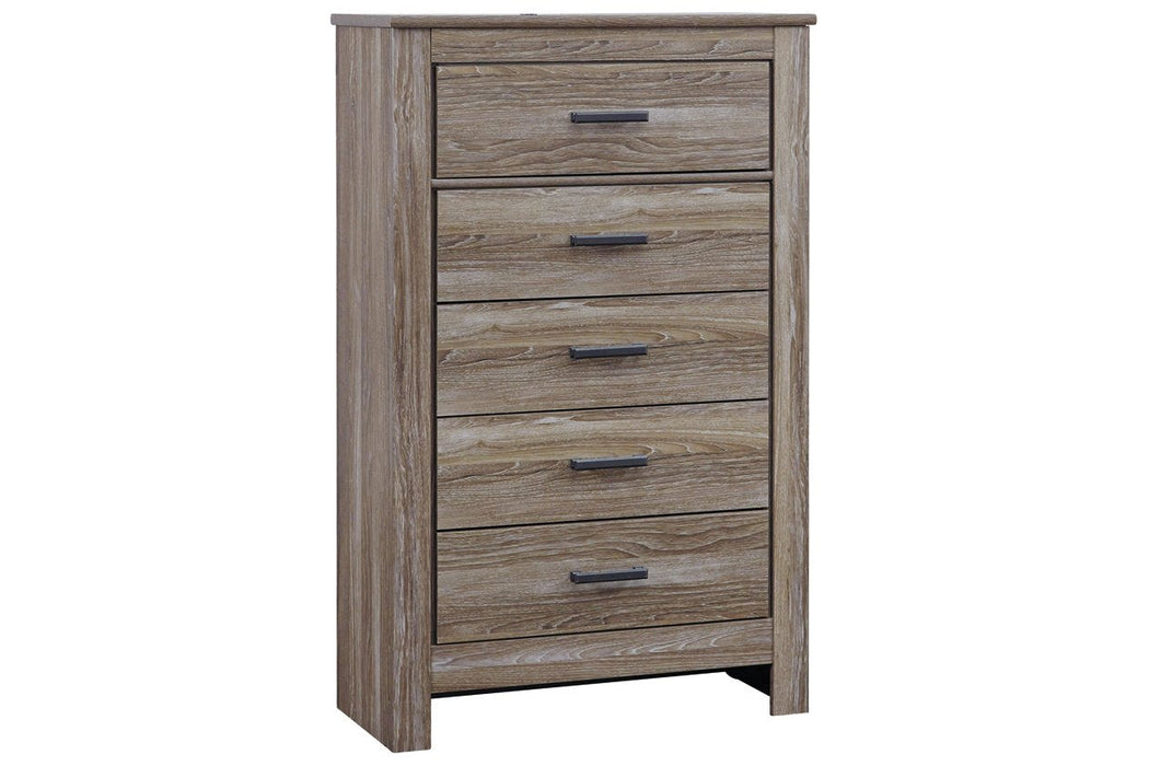 Zelen Warm Gray Chest of Drawers - B248-46 - Gate Furniture