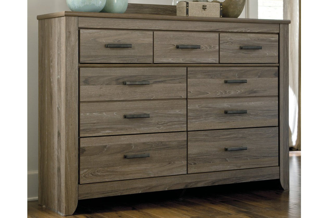 Zelen Warm Gray Dresser - B248-31 - Gate Furniture