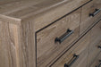 Zelen Warm Gray Dresser - B248-31 - Gate Furniture