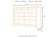 Zelen Warm Gray Dresser - B248-31 - Gate Furniture