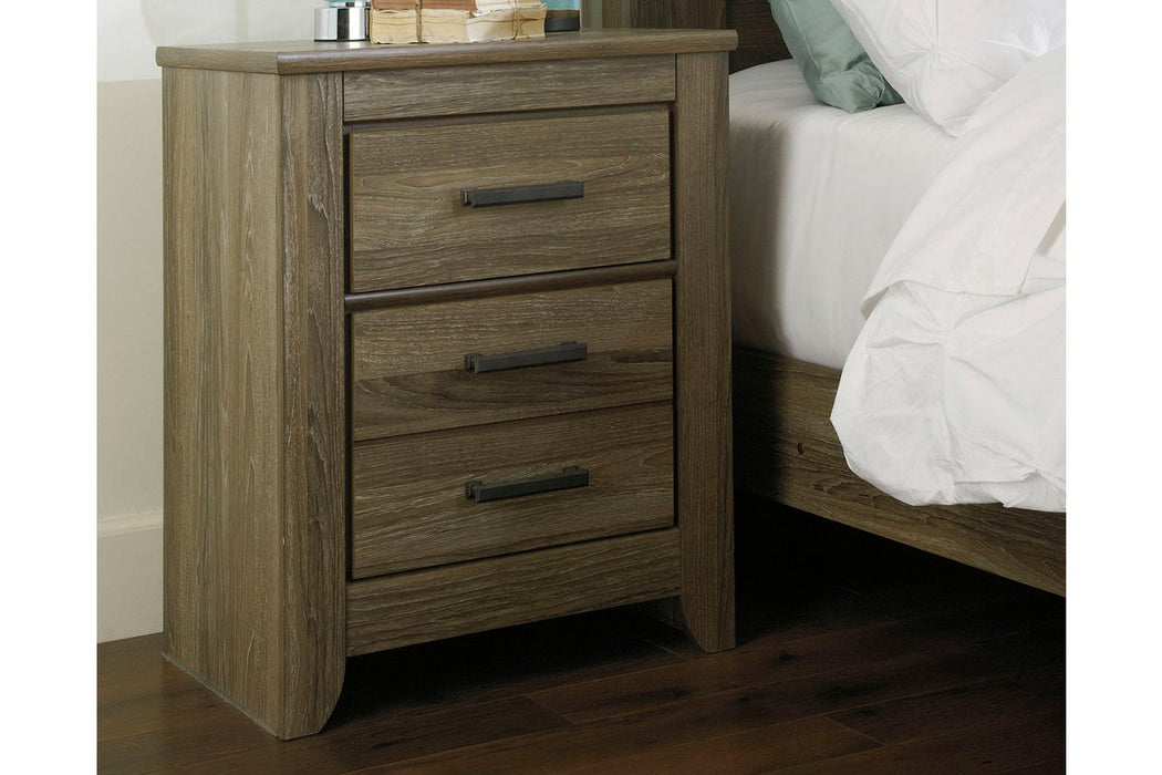 Zelen Warm Gray Nightstand - B248-92 - Gate Furniture