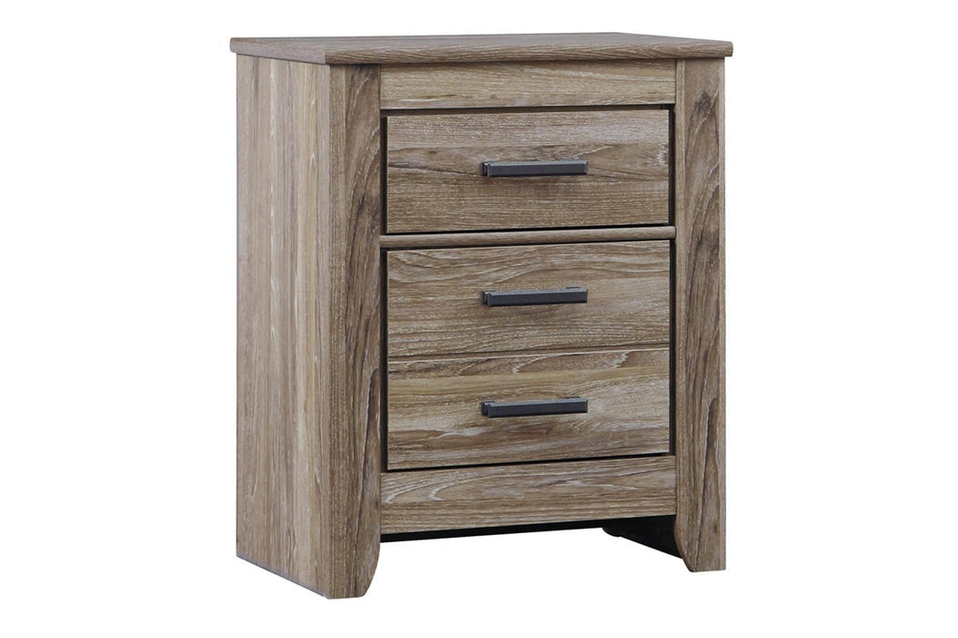 Zelen Warm Gray Nightstand - B248-92 - Gate Furniture