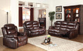 Zelkov Reclining Brown Living Room Set - Gate Furniture